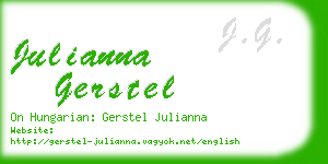 julianna gerstel business card